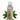Bottle of Brooklane Camphor Oil with green leaves on a white background